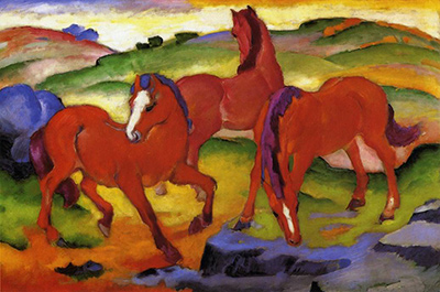 Red Horses Franz Marc